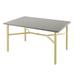 Tropitone Matrix Bar Outdoor Table Stone/Concrete/Metal in Gray/White | 40.25 H x 64 W x 36 D in | Wayfair 442071U-40_SHL_PTR