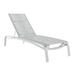 Tropitone Laguna Beach EZ Span™ 81.5" Long Reclining Single Chaise Metal in Green | 39.5 H x 31 W x 81.5 D in | Outdoor Furniture | Wayfair