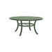 Tropitone Arazzo Cast Dining Table Metal in Green | 28.5 H x 64 W x 64 D in | Outdoor Dining | Wayfair 282059U-28_WLD