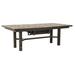 Tropitone Arazzo Extendable Cast Aluminum Dining Table Metal in Brown | 29.5 H x 84 W x 44 D in | Outdoor Dining | Wayfair 282019-28_MOA