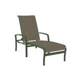 Tropitone Muirlands 78.5" Long Reclining Single Chaise Metal in Green | 22 H x 29.5 W x 78.5 D in | Outdoor Furniture | Wayfair 162032_WLD_Gaviota