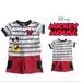 Disney Matching Sets | Disney Baby Boy Mickey Mouse T Shirt & Short Set | Color: Blue/Red | Size: 0-3mb