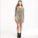 J. Crew Dresses | J. Crew Cheetah Shift Dress W Pockets Size 4 | Color: Brown/Yellow | Size: 4