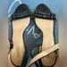 Michael Kors Shoes | Michael Kors - Black Suede Sandal Heel With Crystals. 9 1/2 M | Color: Black | Size: 9.5