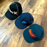 Nike Accessories | **Bundle** 3 Baseball Hats | Color: Black/Blue | Size: Os