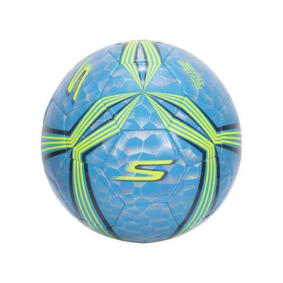 Skechers Hex Multi Mini Stripe Size 5 Soccer Ball | Silver/Light Blue | Rubber