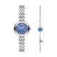 Emporio Armani Uhr für Damen , Zweizeiger Uhrwerk, 26mm Silbernes Edelstahlgehäuse mit Edelstahlarmband, AR80051