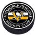 Pittsburgh Penguins Striped Hockey Puck