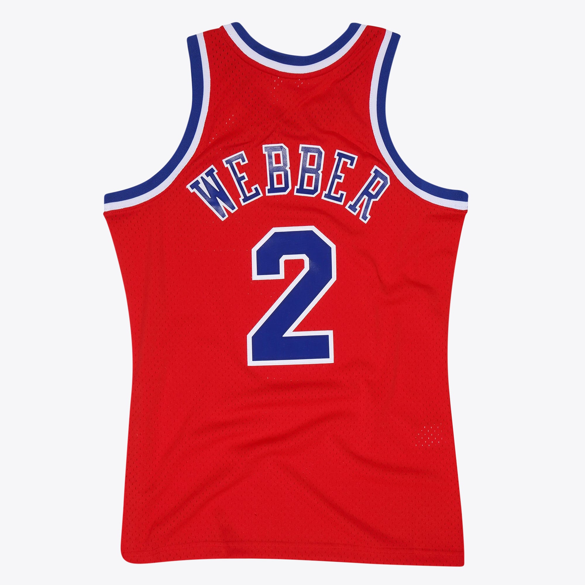 Maillot Swingman Extérieur Hardwood Classics Washington Bullets 1994 Mitchell & Ness – Écarlate – Chris Webber - Homme Taille: XL