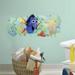 Finding Dory and Nemo Multicolored Peel and Stick Giant Wall Graphic