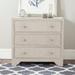 SAFAVIEH Gordy Grey 3-drawer Silver Nailhead Chest