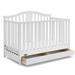 Graco Solano 4-in-1 Convertible Crib with Drawer - Converts to Toddler Bed, Daybed, and Full-Size Bed