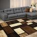 Allstar Modern Accent Rug with Mosaic Rectangle design