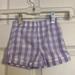 Disney Bottoms | Disney Baby Purple & White Plaid Shorts | Color: Purple/White | Size: 0-3mb
