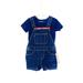 Levi's Matching Sets | Levi's Youth/Boys Dark Wash Short Alls Blue Shirt | Color: Blue/Red | Size: Xs, S, L