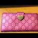 Gucci Bags | Authentic Gucci Guccissima Leather Wallet | Color: Pink | Size: Os
