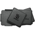 San Diego Padres 4-Pack Personalized Leather Coaster Set