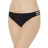 Plus Size Women's Triple String Swim Brief by Swimsuits For All in Black (Size 18)