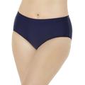 Plus Size Women's Chlorine Resistant Full Coverage Brief by Swimsuits For All in Navy (Size 8)