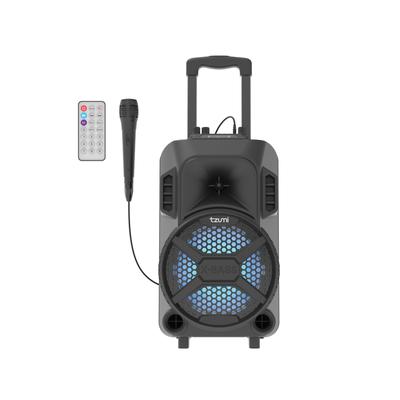 Mega Bass Led Bluetooth Jobsite Speaker - Black
