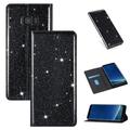 Samsung Galaxy S8 Plus Wallet Case Dteck Bling Slim PU Leather Magnetic Flip Folio Stand Case Cover Built-in One Card Holder For Samsung Galaxy S8+ Black