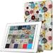 DuraSafe Cases For iPad Mini 1st Gen / Mini 2nd Gen / Mini 3rd Gen - 7.9 Slimline Series Lightweight Protective Cover with Dual Angle Stand & Clear PC Back Shell - Yarn Flowers