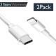 USB C to Lightning Cable (2Pack) MFi Certified USB C to iPhone Cable USB Type C to Lightning Cord Compatible with iPhone 7 8 X Xs Xr / iPad Pro / iPad 10.5 inch 12.9 inch