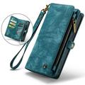 Samsung Galaxy Note 10 Plus Wallet Case Dteck Leather Zipper Wallet Case 11 Card Slots Holder Flip Purse Magnetic Handle Strap Shockproof Detachable Phone Cover For Samsung Galaxy Note 10+ Green