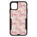 DistinctInk Custom SKIN / DECAL compatible with OtterBox Commuter for iPhone 11 Pro MAX (6.5 Screen) - Preppy Pattern - Yellow White Pink Flowers Floral