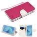 Phone Case For Samsung Galaxy J3 2018 J337 J3 V 3rd Gen J3 Star J3 Achieve Express Prime 3 - Leather Flip Wallet Case Cover Stand Pouch Book Magnetic Buckle with Hand Strap Hot Pink White