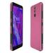 Skinomi Pink Carbon Fiber Skin Cover for LG LG Aristo 4+ Plus