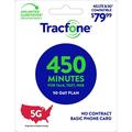 Tracfone $79.99 Basic Phone 450 minutes 90-Day Prepaid Plan e-PIN Top Up (Email Delivery)