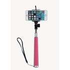 Extendable Handheld Selfie Stick for Cellphones - Pink