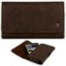 LG G Vista 2 ~ Horizontal Leather Pouch Case Holster Belt Clip - Brown
