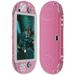 Skinomi Carbon Fiber Pink Skin Cover+Screen Protector for Sony PS Vita PCH-2000