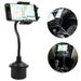 Universal Cell Phone Car Cup Holder Mount LUXMO Car Mount Adjustable Goose Neck Smartphone Mount Cradle for iPhone Xs Max XR X 8 7 Plus Galaxy Note 9 S10 S9 Plus Google LG Motorola (Black)