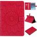 For iPad Mini1/2/3 Sunflower Embossed PU Leather Flip Stand Case Auto Wake/Sleep Smart Cover