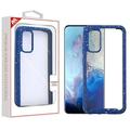 Mybat Splash Hybrid Case For Samsung Galaxy S20 6.2 Galaxy S20 5g Galaxy S20 5g Uw - Highly Transparent Clear Blue