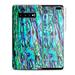 Skin Decal Vinyl Wrap for Samsung Galaxy S10 Plus - decal stickers skins cover - Abalone Ripples Green Blue Purple Shells