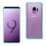 Samsung Galaxy S9 Clear Bumper Case With Air Cushion Protection In Clear Navy