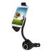 Car Mount Charger Socket Holder Extra 2-Port USB Dock Cradle Gooseneck Rotating D8 for Samsung Galaxy J3 J5 S5 S6 Edge