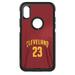 DistinctInk Custom SKIN / DECAL compatible with OtterBox Commuter for iPhone XS MAX (6.5 Screen) - Cleveland 23 Jersey - Show Your Love of Basketball