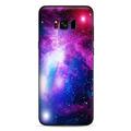 Skin for Samsung Galaxy S8 Skins Decal Vinyl Wrap Stickers Cover - stars galaxy red blue purple gasses