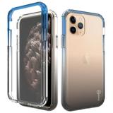 CoverON Apple iPhone 11 Pro Max Clear Case with Two-Tone Colors Heavy Duty Full Body Shockproof Phone Cover - Gradient Series