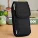 For IPHONE 6 / IPHONE 7 / IPHONE 8 (4.7 ) Otterbox Resurgence Power Case Cover ~ Black Canvas Nylon Pouch Velcro Case Heavy Duty Metal Steel Belt Clip Holster + D Ring Hook