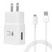 Samsung Galaxy On7 Adaptive Fast Charger Micro USB 2.0 Charging Kit 1 Wall Charger + 5 FT Micro USB Cable Dual voltages for up to 60% Faster Charging! White
