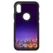 DistinctInk Custom SKIN / DECAL compatible with OtterBox Commuter for iPhone XS MAX (6.5 Screen) - New York Skyline Night - The Big Apple
