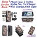 Value Pack for 5.5 LG X Charge LG X Power 2 LG Fiesta 2 LTE Belt Clip Built-in Kickstand 3-Layer Protection Hard Back Shockproof Heavy Duty Armor Impact Bumper Combo Holster Case + [Huntingcamo]