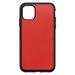 DistinctInk Custom SKIN / DECAL compatible with OtterBox Symmetry for iPhone 11 (6.1 Screen) - Red Faux Leather Print Design - Printed Faux Leather Image