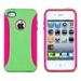 Hybrid Rugged Rubber Matte Hard Case Cover For iPhone 4 4S 4G + Clear Screen Protector